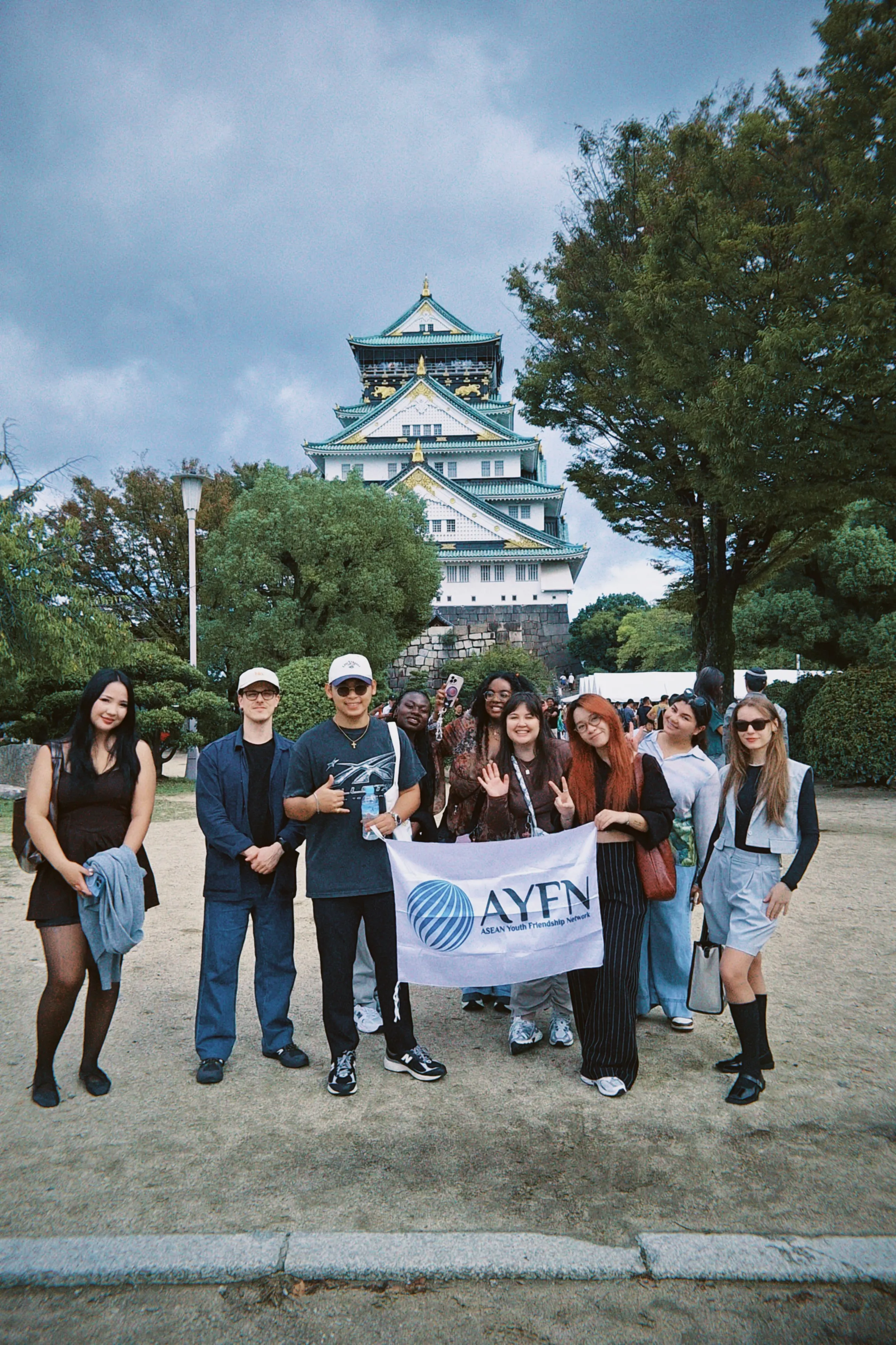 Rainard Distor at the AYFN Autumn Japan Culture Camp in Osaka